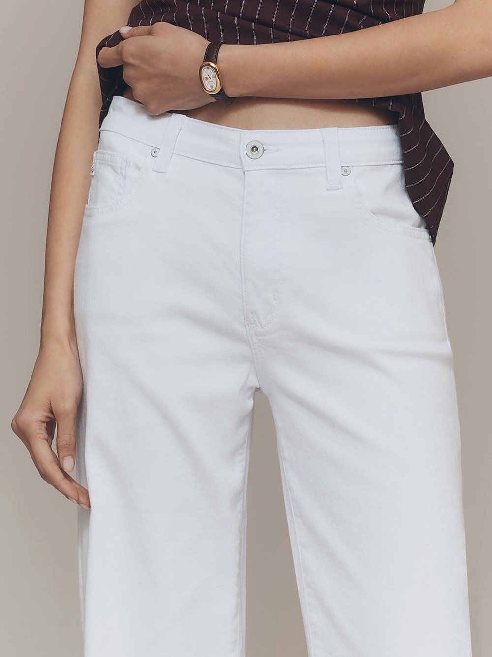 AG Saige High Rise Wide-Leg Jeans - Picture 6 of 9